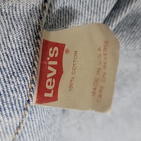 Levis 73549 0214 Denim Jacket Size Large Vintage - Picture 8 of 9